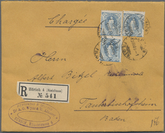 Br/GA Schweiz: 1875/1970 (ca.), über 300 Briefe, Karten Und Ganzsachen, Dabei Auslandspost Mit Vielen Bunt - Unused Stamps