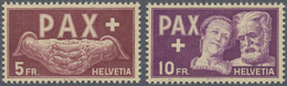 */** Schweiz: 1880/2000, Umfangreiche Sammlung In 6 Linder-Ringbindern Beginnend Mit Sitzende Helvetia Mi - Neufs