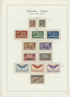 **/* Schweiz: 1912-1988: Sammlung Der Flugpostmarken, Pro Juventute, Pro Patria Und Blocks & Wohltätigkei - Nuovi
