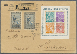 Br Schweiz: 1932/1945, Kleiner Aber Feiner Briefteil Aus Großer Schweiz-Sammlung Mit Block 1 Und 2 Sowi - Nuovi