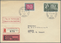Br Schweiz: 1938/1962, Lot Von 15 Briefen, Dabei Zwei R-Briefe Je Mit Pro Juventute-Block 1937, Pro Pat - Nuovi