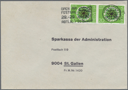 Br Schweiz: 1940/2000 (ca.), Vielseitiger Bestand Von Geschätzt über 800 (meist Bedarfs-)Briefen Und Ka - Neufs