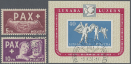 O Schweiz: 1945-1995: Saubere, Gestempelte Sammlung In Zwei Vordruckalben, Augenscheinlich Komplett Ab - Nuovi