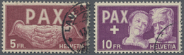 O Schweiz: 1945/2000, In Den Hauptnummern Augenscheinlich Komplette Sauber Gestempelte Sammlung In Zwe - Nuovi