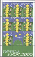 ** Slowenien: 1993/2000, Stock Of The Europa Issues, Often In Complete Sheets, All Mint Never Hinged, I - Slovénie