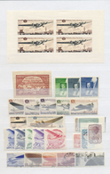 */O/** Sowjetunion: 1934/1939, Mainly Mint Lot Of Airmails Issues, Incl. Blocks Of Four, 1937 Souvenir Shee - Storia Postale