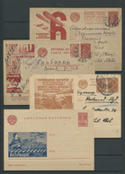 GA Sowjetunion - Ganzsachen: 1931 - 1940, Postal Stationary Covers And Post Cards: 6 Propaganda Items: - Non Classificati