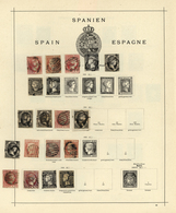 O/*/**/(*) Spanien: 1850/1980, Used And Mint Collection In A Schaubek Album, Partly Varied But Overall Good Con - Gebruikt