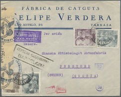 Br/O/** Spanien: 1850/2000 (ca.), Collection Of More Than 100 Covers/cards, Nice Section 1930s/1950s Incl. C - Usati