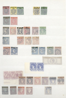 */**/O/(*) Spanien: 1854/1996, Mainly Mint Accumulation On Stocksheets, Main Value In The Pre-1960 Issues, From - Gebruikt