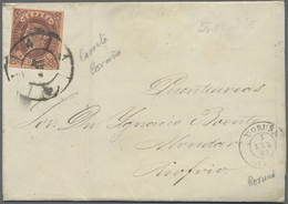 Br Spanien: 1867/1885, About 180 Domestic Covers. - Gebraucht