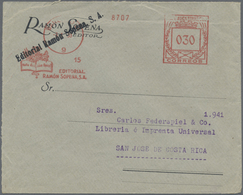 Br Spanien: 1932/1942, 27 Letters Mostly To Germany, Two Of Them To Costa Rica. Many With Censors From - Oblitérés