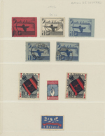 **/*/O Spanien - Lokalausgaben: 1882/1952, Collection With Fiscal Stamps, Mostly From The Civil War 1936/19 - Nationalistische Ausgaben