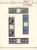 **/O/*/Brfst/GA/Br Triest - Zone A: 1947/1954, Specialised Collection In A Binder Neatly Arranged On Written Up Pages, - Nuovi