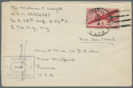 Br Tschechoslowakei: 1945: 9 Letters, One Card From US Army Post Offices (APO) Stationed In CSR At That - Briefe U. Dokumente