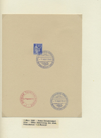 Brfst Tschechoslowakei - Stempel: 1940, 1 Feb - 1 Jun, Czech Exile Army In France, Group Of Twelve Sheets - Autres & Non Classés