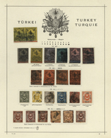 O/* Türkei: 1863/1973, Mainly Used Collection In A Schaubek Album, Well Collected Throughout From A Good - Covers & Documents
