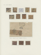 Br/Brfst/O Türkei: 1865-1910, "BRANDT & CEYLAN TYPES CANCELLATIONS COLLECTION" In Large Album Including 28 Dulo - Covers & Documents