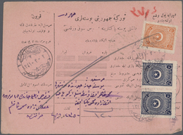 Br Türkei: 1920/1930 (ca.), Collection Of Apprx. 80 Parcel Dispatch Forms/money Order, Showing A Nice R - Lettres & Documents