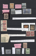 O/Brfst Türkei - Stempel: 1870/1950 (ca.), Collection/accumulation Of Apprx. 1.350 Stamps Showing A Great Di - Autres & Non Classés