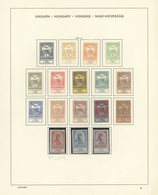 **/*/O Ungarn: 1871/1959, Mint And Used Collection In A Schaubek Album, Well Collected Throughout And Showi - Lettres & Documents