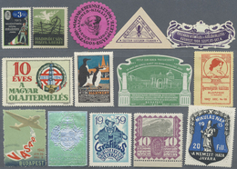 **/* Ungarn - Besonderheiten: 1890/1960 Ca., Very Comprehensive Collection With Ca.6800 Poster Stamps And - Sonstige & Ohne Zuordnung