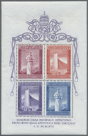 ** Vatikan: 1938/1980 (ca) - Lot Mint Never Hinged, Mostly In Complete Sheets. Inspect. - Briefe U. Dokumente