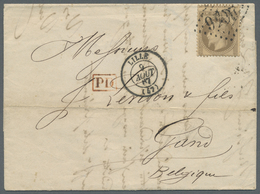 Br Europa: 1853/1860, 9 Unfranked Letters From Belgium And Netherlands All From One Correspondance To K - Autres - Europe
