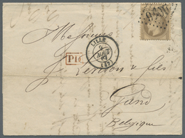 Br Europa: 1853/1860, 9 Unfranked Letters From Belgium And Netherlands All From One Correspondance To K - Altri - Europa