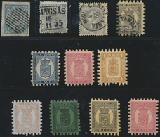 O/*/(*) Skandinavien: 1855/1970 (ca.), Finland/Sweden/Norway, Miscellaneous Holding On Stocksheets/album Pag - Europe (Other)