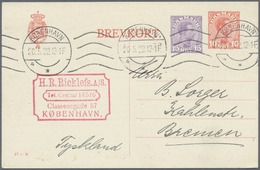 GA/Br/ Skandinavien: 1860er-1920er Jahre Ca.: Posten Mit 78 Ganzsachen, Briefen, Postkarten Und Ansichtskar - Sonstige - Europa