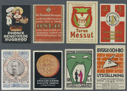 Skandinavien: 1897/1960 Ca., SCANDINAVIA POSTER-STAMPS, Very Comprehensive Collection With Many Hund - Altri - Europa