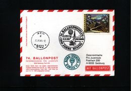 Austria / Oesterreich 1985 Ballonpost Interesting Card - Globos