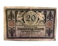 20 Zwanzig Mark Reichsbanknote Berlin 1/11/1915 - P.63 - 20 Mark