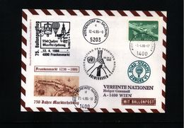 Austria / Oesterreich 1986 Ballonpost Interesting Cover - Per Palloni