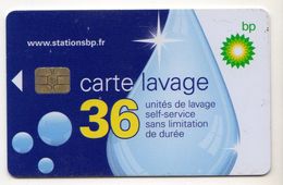 FRANCE CARTE De LAVAGE BP - Car Wash Cards