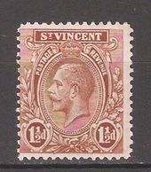 St.Vincent 1932,KGV,1 1/2p,Sc 120,VF Mint Hinged* - St.Vincent (...-1979)