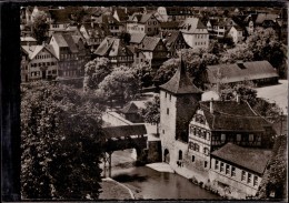 Schwäbisch Hall - S/w Flußschleife Am Unterwöhrd Mit Haalplatz - Schwäbisch Hall