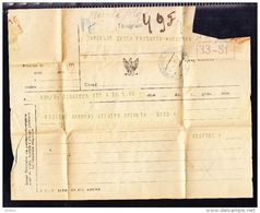 TELEGRAMME DE POLOGNE VERS LUXEMBOURG 1922. (D13D ) - Telegrafen