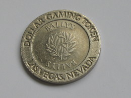 Jeton De Casino - Dollar Gaming Token - Las Vegas Neveda - BALLYS  **** EN ACHAT IMMEDIAT *** - Casino