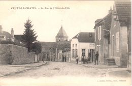 Cruzy-le-Chatel - La Rue De L'Hôtel-de-Ville - Cruzy Le Chatel