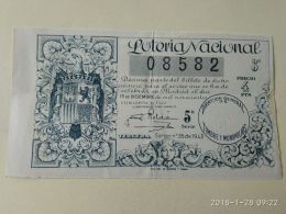 Lotteria Nazionale Spagnola  1943 - Andere & Zonder Classificatie