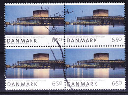Denmark 2008 Mi. 1487     6.50 Kr Neues Schauspielhaus New Theatre The Royal Theatre 4-Block - Blocks & Sheetlets
