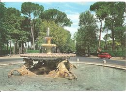 ROMA VILLA BORGHESE FONTANA DEI CAVALLI MARINI - Parques & Jardines