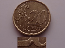 N. 45 ERRORE EURO !!! 20 CT. 2002 J GERMANIA ESUBERO SUL VALORE !!! - Variëteiten En Curiosa