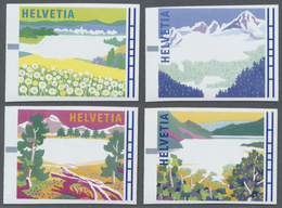 ** Thematik: Alpen / Alps: 1996, Switzerland Machine Labels, "Swiss Countryside During The Seasons", Al - Sin Clasificación