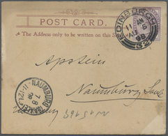 Br Thematik: Antarktis / Antarctic: 1898: German Valdivia Deap-Sea-Expedition. Post Card From Edinburgh - Andere & Zonder Classificatie