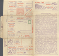 GA Thematik: Anzeigenganzsachen / Advertising Postal Stationery: 1905, Bavaria. Advertising Letter Card - Non Classificati