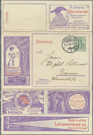 GA Thematik: Anzeigenganzsachen / Advertising Postal Stationery: 1908, German Empire. Advertising Lette - Non Classificati
