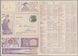 GA Thematik: Anzeigenganzsachen / Advertising Postal Stationery: 1908, German Empire. Advertising Lette - Unclassified